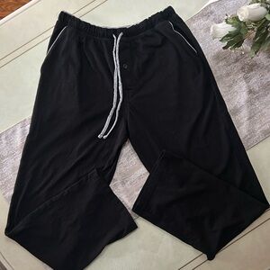 GiveItPro Men's Black Lounge Pants